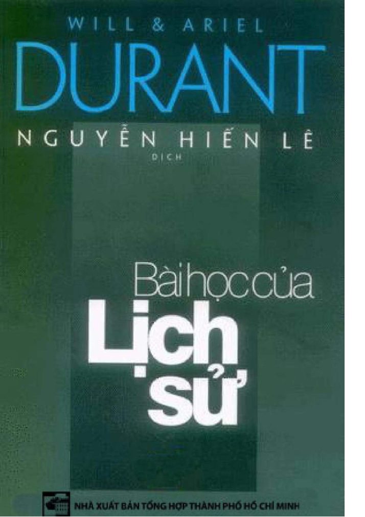 Bài học của Lịch Sử