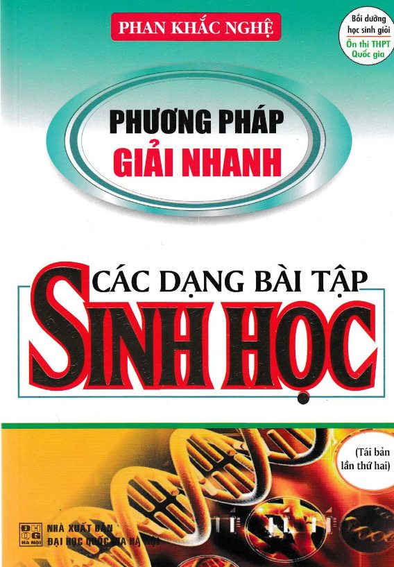Phương pháp giải nhanh các dạng bài tập Sinh Học