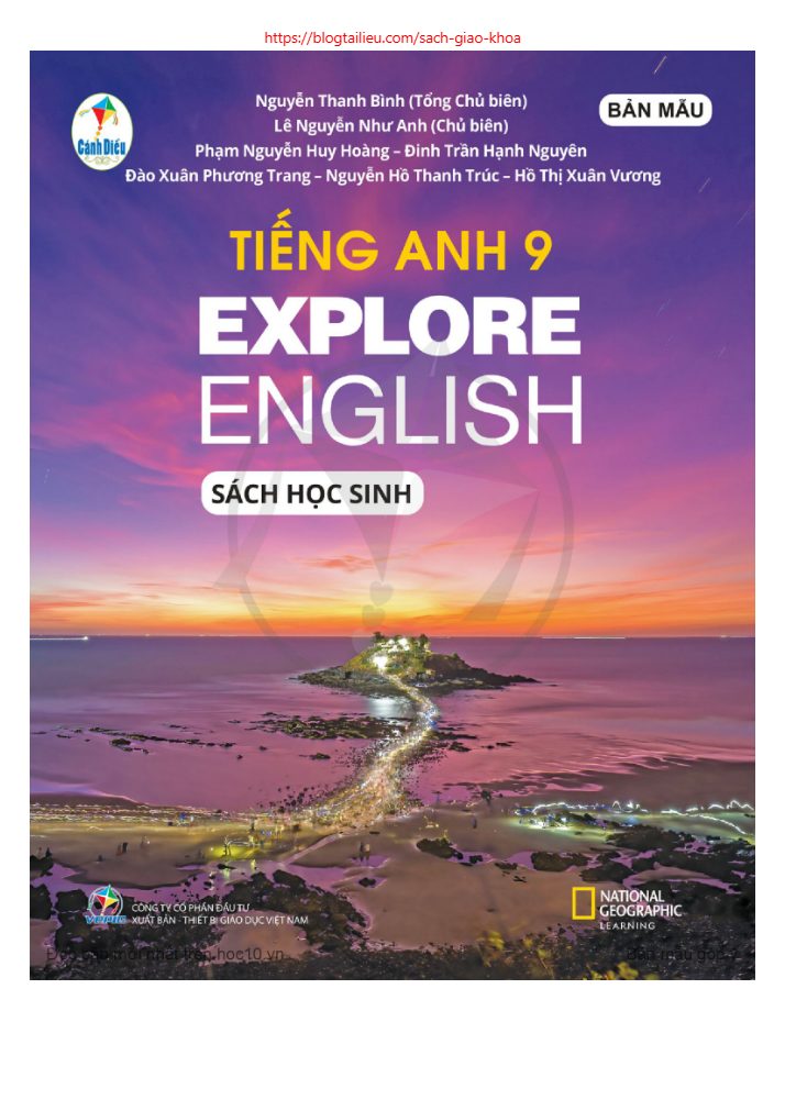 Tiếng Anh 9- Explore English - SHS