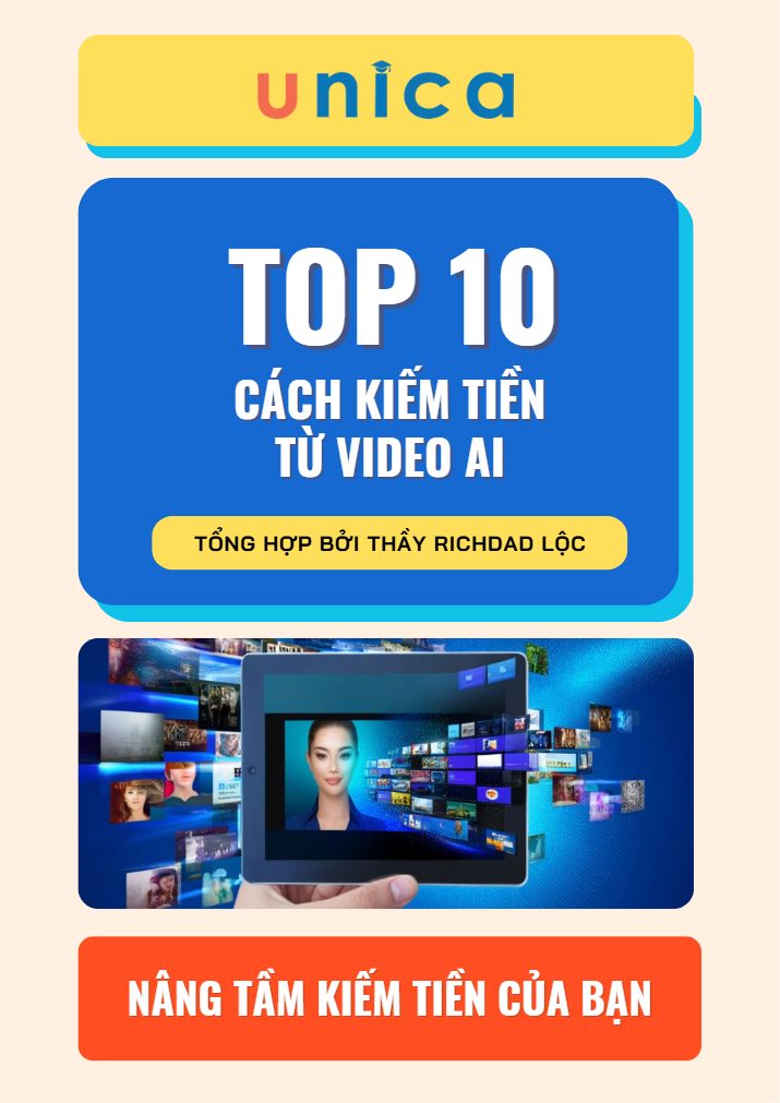 Top 10 cách kiếm tiền từ Video Ai