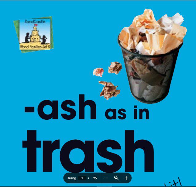 as in trash