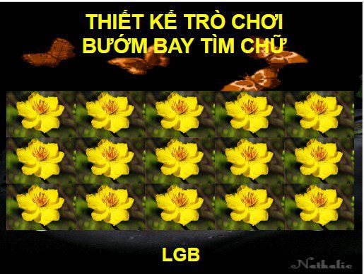 Trò chơi bướm bay tìm chủ