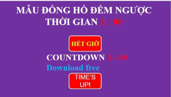 Trò chơi pp đồng hồ đếm ngược