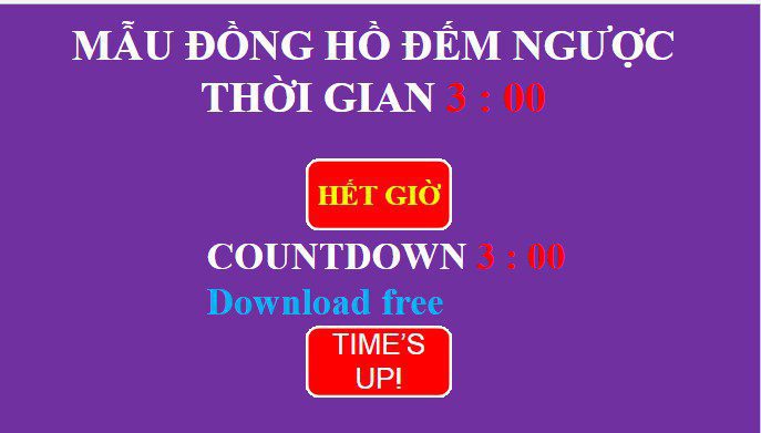 Trò chơi pp đồng hồ đếm ngược