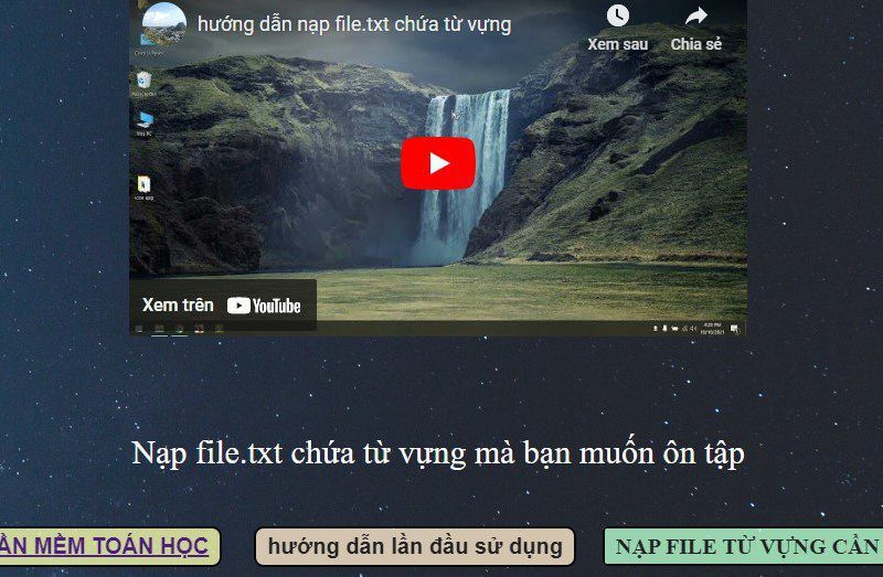 Phần mềm học từ vựng tiếng anh