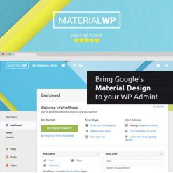 Material WP - Material Design Dashboard Theme