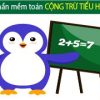 Phần mềm toán cộng trừ tiểu học