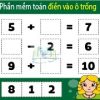 Phần mềm toán điền vào ô trống