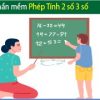 Phần mềm phép tính 2 số 3 số