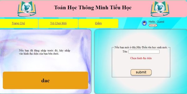 Toán học thông minh tiểu học