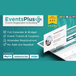 WP EventsPlus - Events Calendar Registration & Booking
