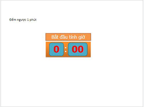 Trò chơi đồng hồ số đếm ngược