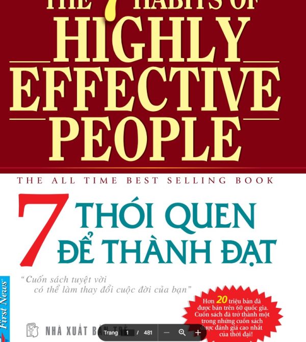 7 thói quen thành đạt