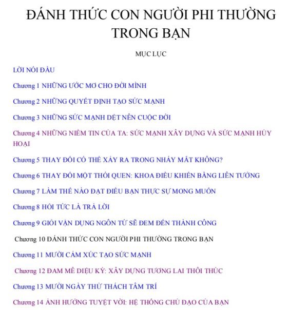 Đánh thức con người phi thường trong con người bạn