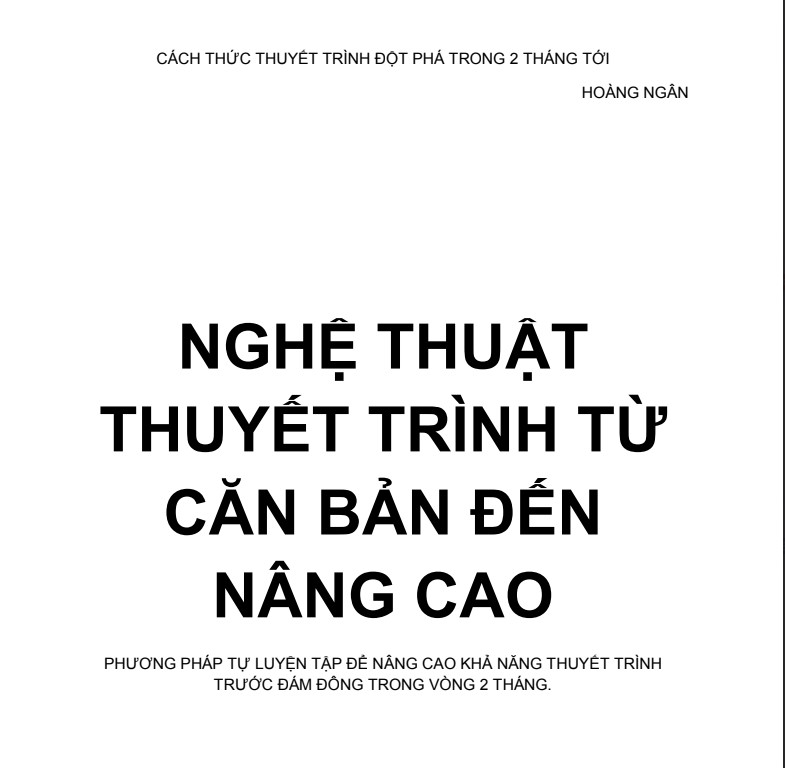 Nghệ thuật thuyết trình